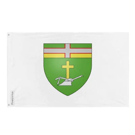 Drapeau saint-prime polyester résistant œillets à gauche