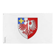 Drapeau sainte-claire polyester résistant œillets à gauche