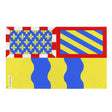 Drapeau saône-et-loire polyester résistant œillets à gauche