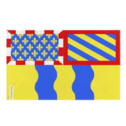 Drapeau saône-et-loire polyester résistant œillets à gauche