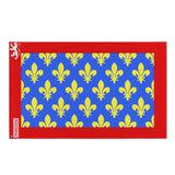 Drapeau sarthe polyester résistant avec œillets à gauche