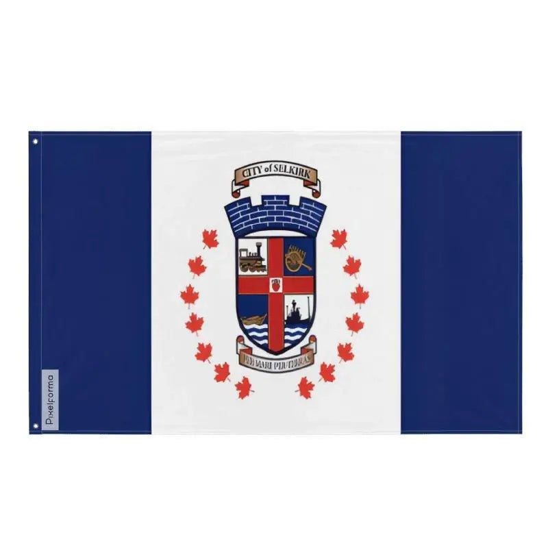 Selkirk flag heavy duty polyester grommets on left – Pixelforma