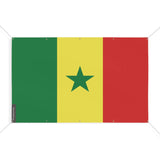 Drapeau sénégal 10 oeillets en plusieurs tailles (s) - pixelforma