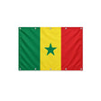 Drapeau du Sénégal format S en polyester avec dix œillets