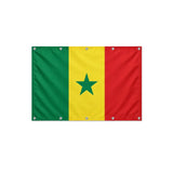 Drapeau du Sénégal format S en polyester avec dix œillets