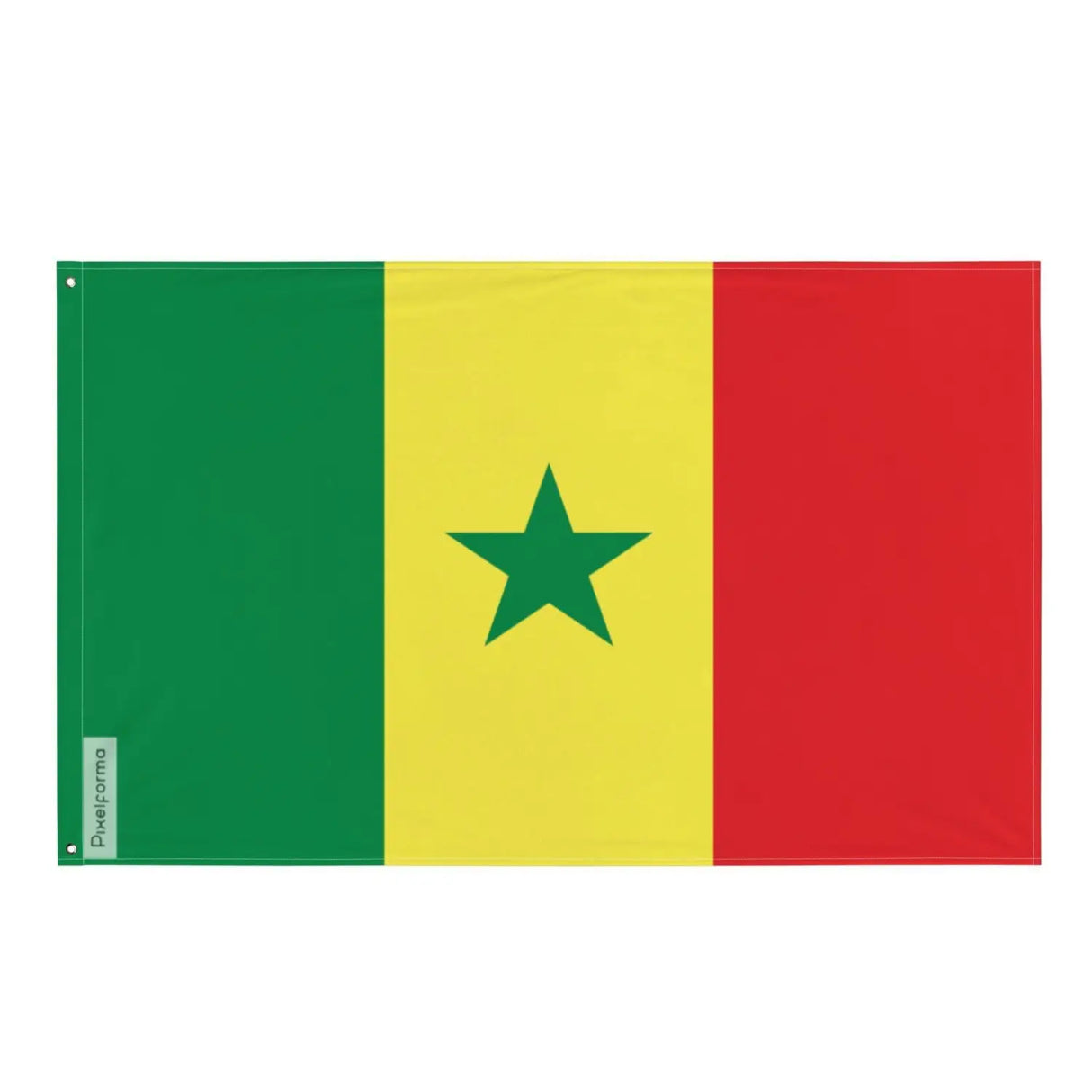 Drapeau sénégal plusieurs tailles en polyester - pixelforma