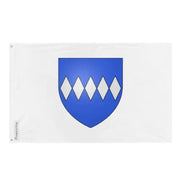 Drapeau senneterre polyester résistant œillets à gauche