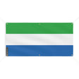 Drapeau sierra leone polyester résistant aux intempéries