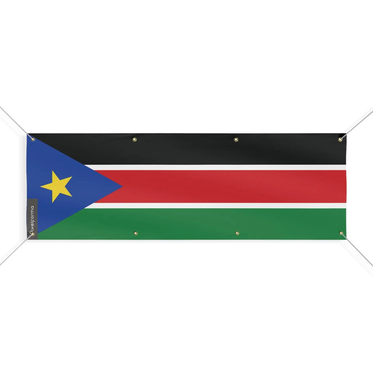 Drapeau soudan du sud polyester résistant aux intempéries