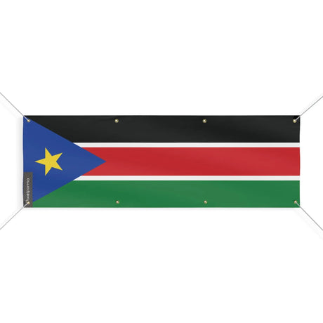 Drapeau soudan du sud polyester résistant aux intempéries