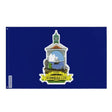 Drapeau summerside polyester résistant avec œillets à gauche