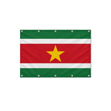Drapeau du Suriname format S en polyester avec dix œillets