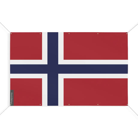 Drapeau svalbard et jan mayen 10 oeillets en plusieurs tailles (s) - pixelforma