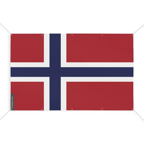 Drapeau svalbard et jan mayen polyester œillets résistant