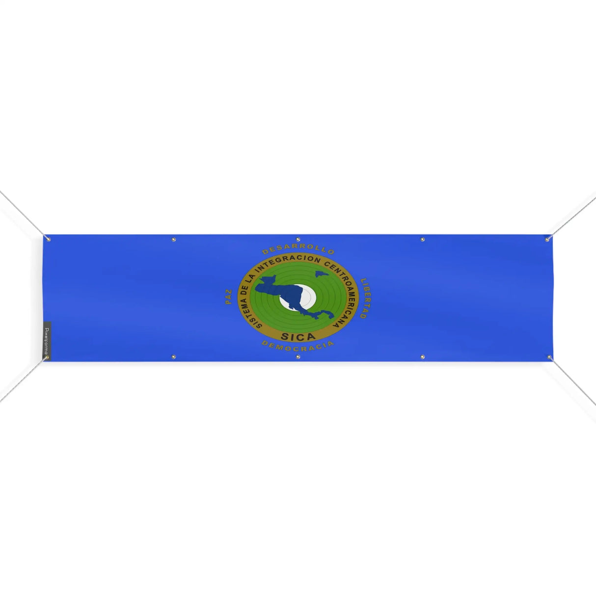 Drapeau système d’intégration centraméricain polyester résistant