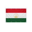 Drapeau du Tadjikistan format S en polyester avec dix œillets