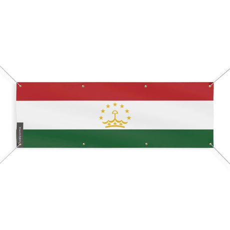 Drapeau tadjikistan polyester résistant usage extérieur