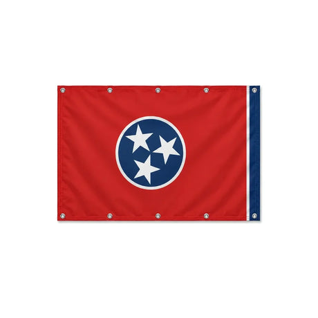 Drapeau du Tennessee format S en polyester avec dix œillets