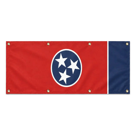 Drapeau tennessee polyester résistant aux intempéries œillets