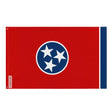 Drapeau tennessee polyester résistant avec œillets à gauche