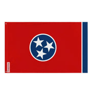 Drapeau tennessee polyester résistant avec œillets à gauche