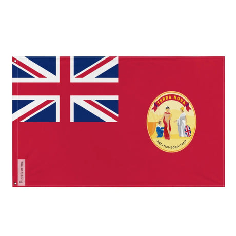 Drapeau terre-neuve canada polyester œillets à gauche