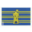 Drapeau territoire de belfort polyester double ourlet résistant