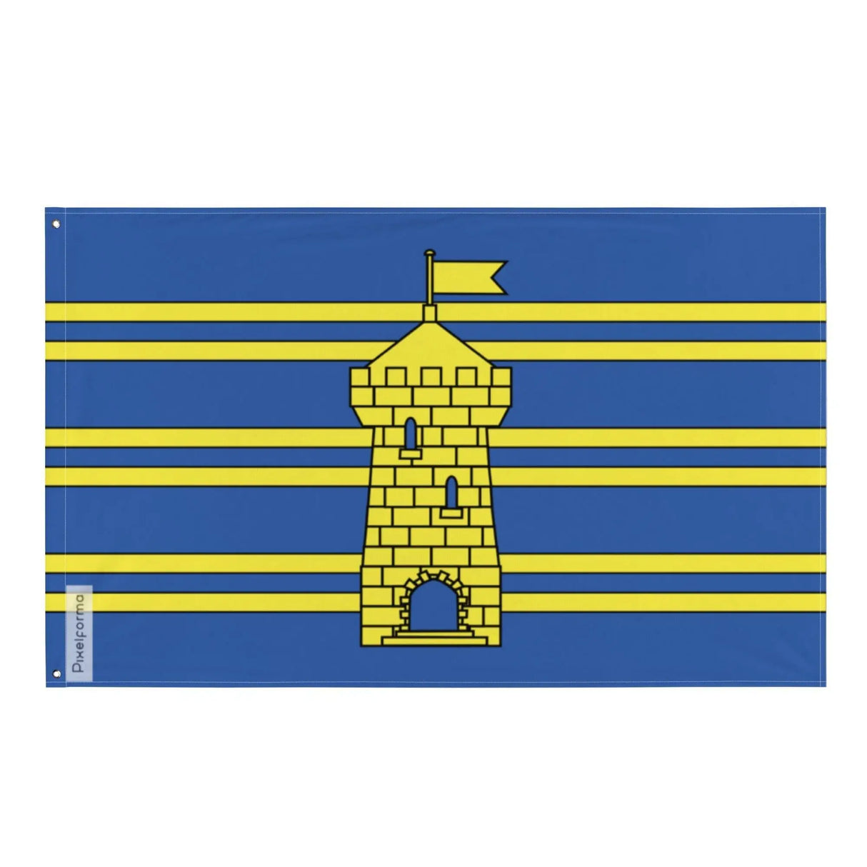 Drapeau territoire de belfort polyester double ourlet résistant