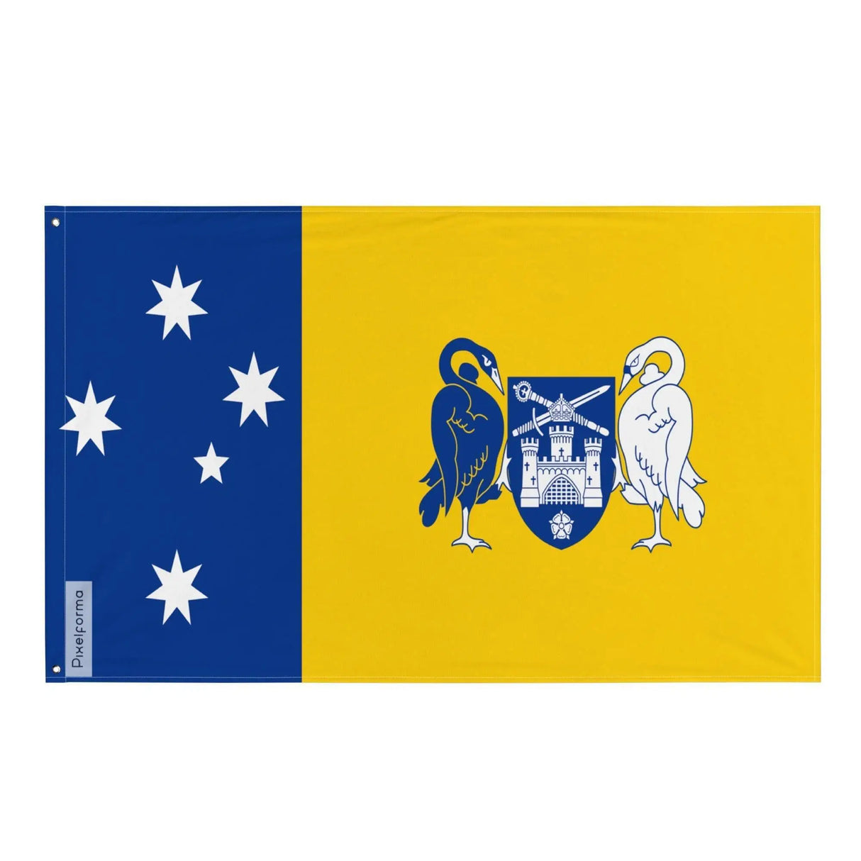 Drapeau territoire de la capitale polyester résistant