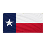 Drapeau texas polyester résistant aux intempéries 6 œillets