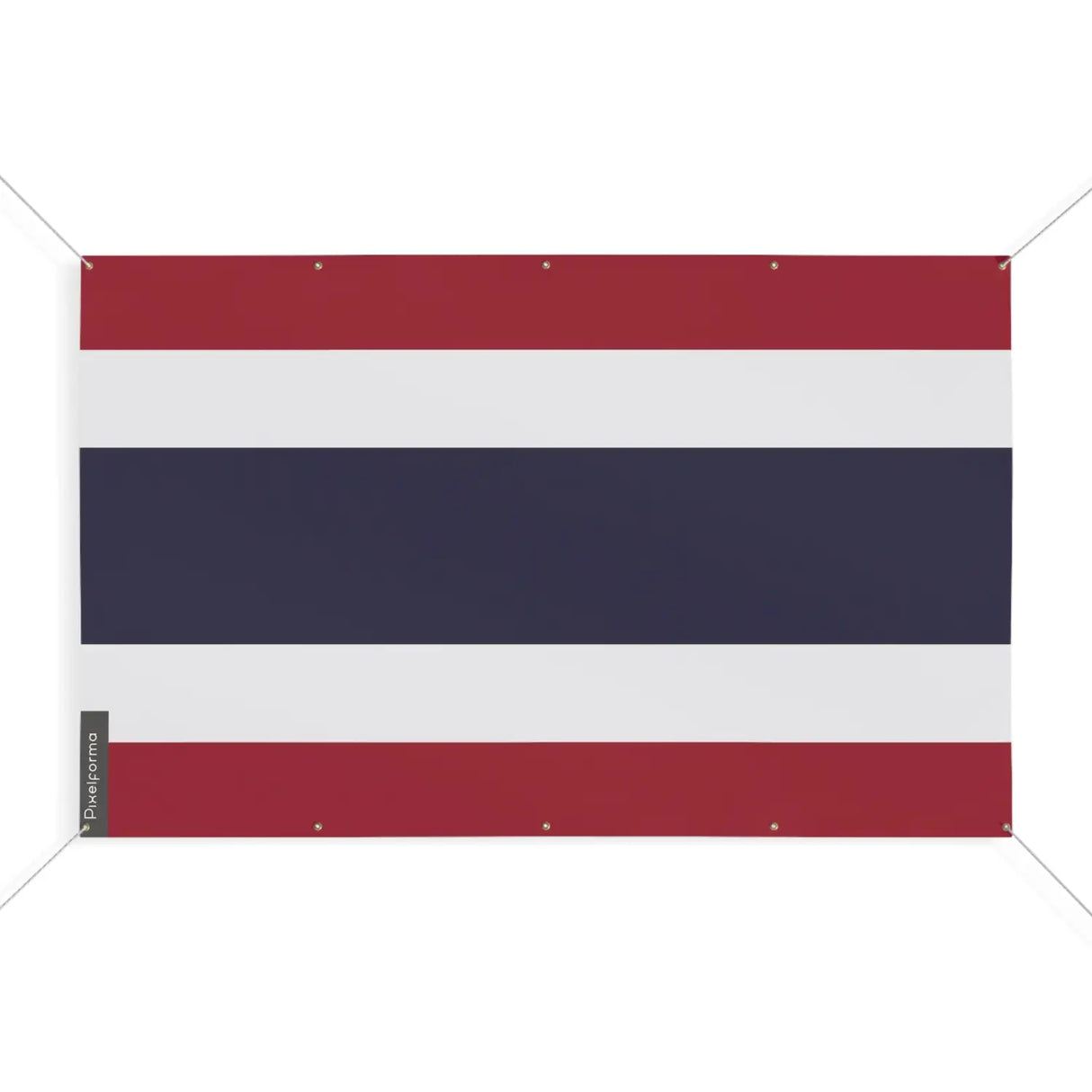 Drapeau thaïlande 10 oeillets en plusieurs tailles (s) - pixelforma