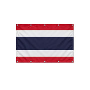Drapeau de la Thaïlande format S en polyester avec dix œillets
