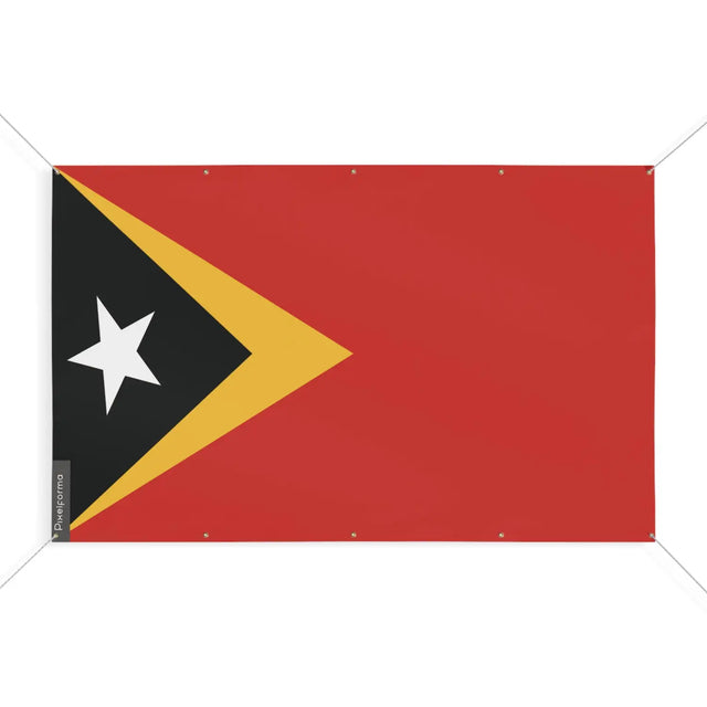 Drapeau timor oriental 10 oeillets en plusieurs tailles (s) - pixelforma