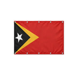 Drapeau du Timor oriental format S en polyester avec dix œillets