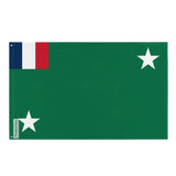 Drapeau togo français polyester résistant œillets à gauche