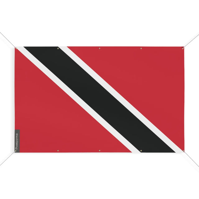 Drapeau trinité-et-tobago 10 oeillets en plusieurs tailles (s) - pixelforma