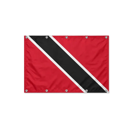 Drapeau de Trinité-et-Tobago format S en polyester avec dix œillets