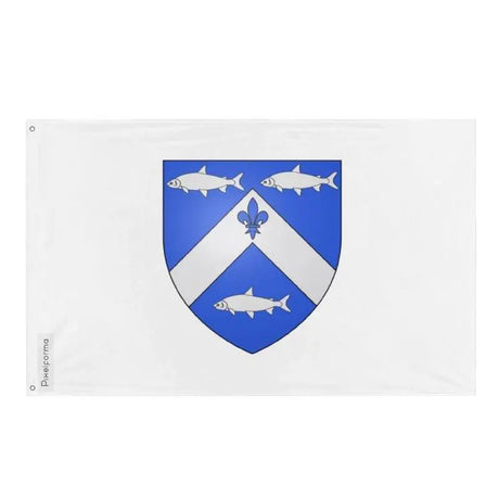 Drapeau trois-rivières polyester résistant œillets à gauche