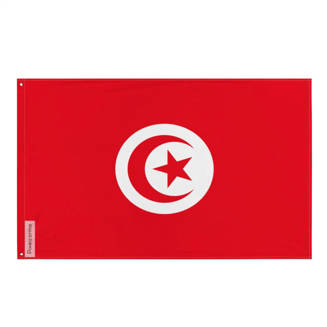 Drapeau tunisie plusieurs tailles en polyester - pixelforma