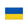 Drapeau de l'Ukraine format S en polyester avec dix œillets
