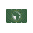 Drapeau de l'Union africaine format S en polyester avec dix œillets