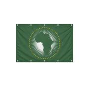 Drapeau de l'Union africaine format S en polyester avec dix œillets