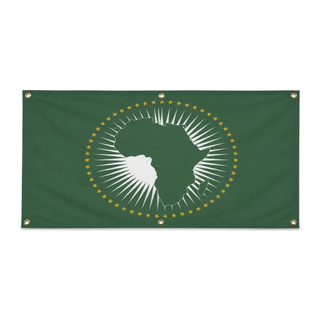 Drapeau union africaine en polyester résistant aux intempéries