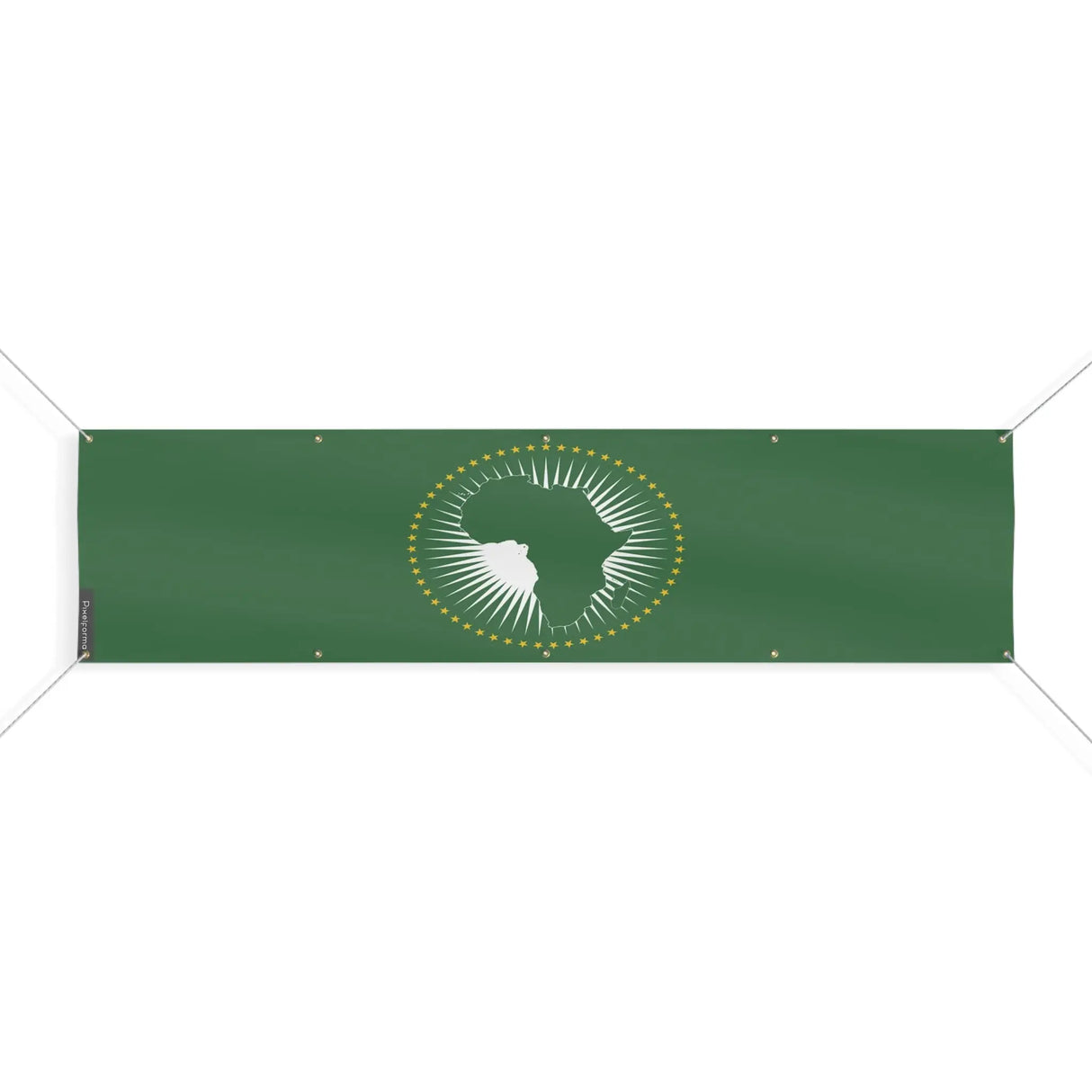 Drapeau union africaine polyester résistant aux intempéries