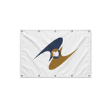 Drapeau de l'Union économique eurasiatique format S en polyester avec dix œillets
