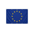 Drapeau de l'Union européenne format S en polyester avec dix œillets