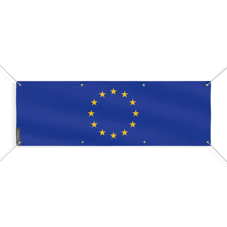 Drapeau union européenne polyester résistant aux intempéries