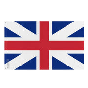 Drapeau union jack polyester double ourlet œillets à gauche