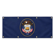 Drapeau utah polyester résistant aux intempéries œillets