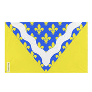 Drapeau val-de-marne polyester résistant œillets à gauche